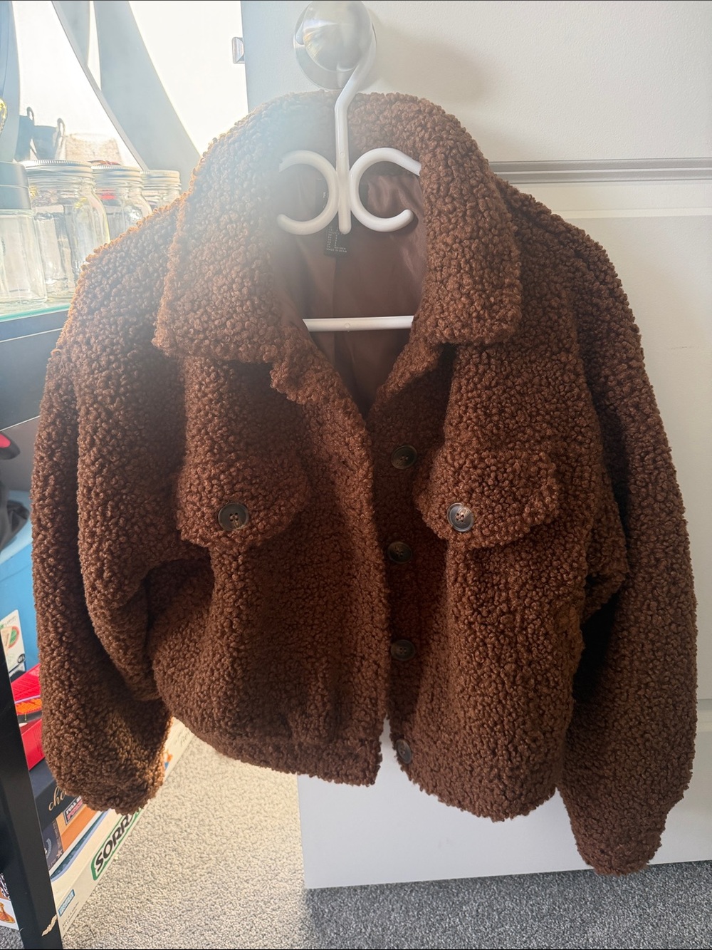 Forever 21 Brown Teddy Jacket